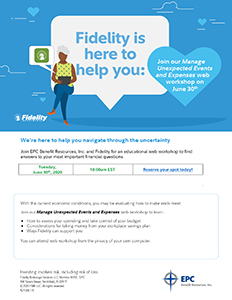 2020FidelityManageUnexpectedEventsWebinarFlier