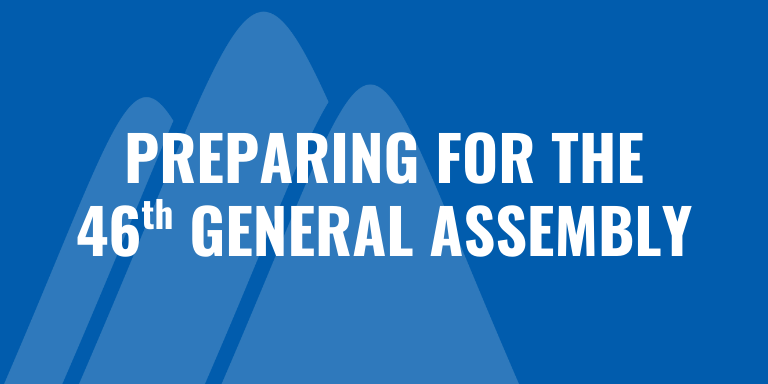 Preparing for the 46th General Assembly
