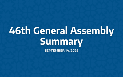 46th General Assembly Summary